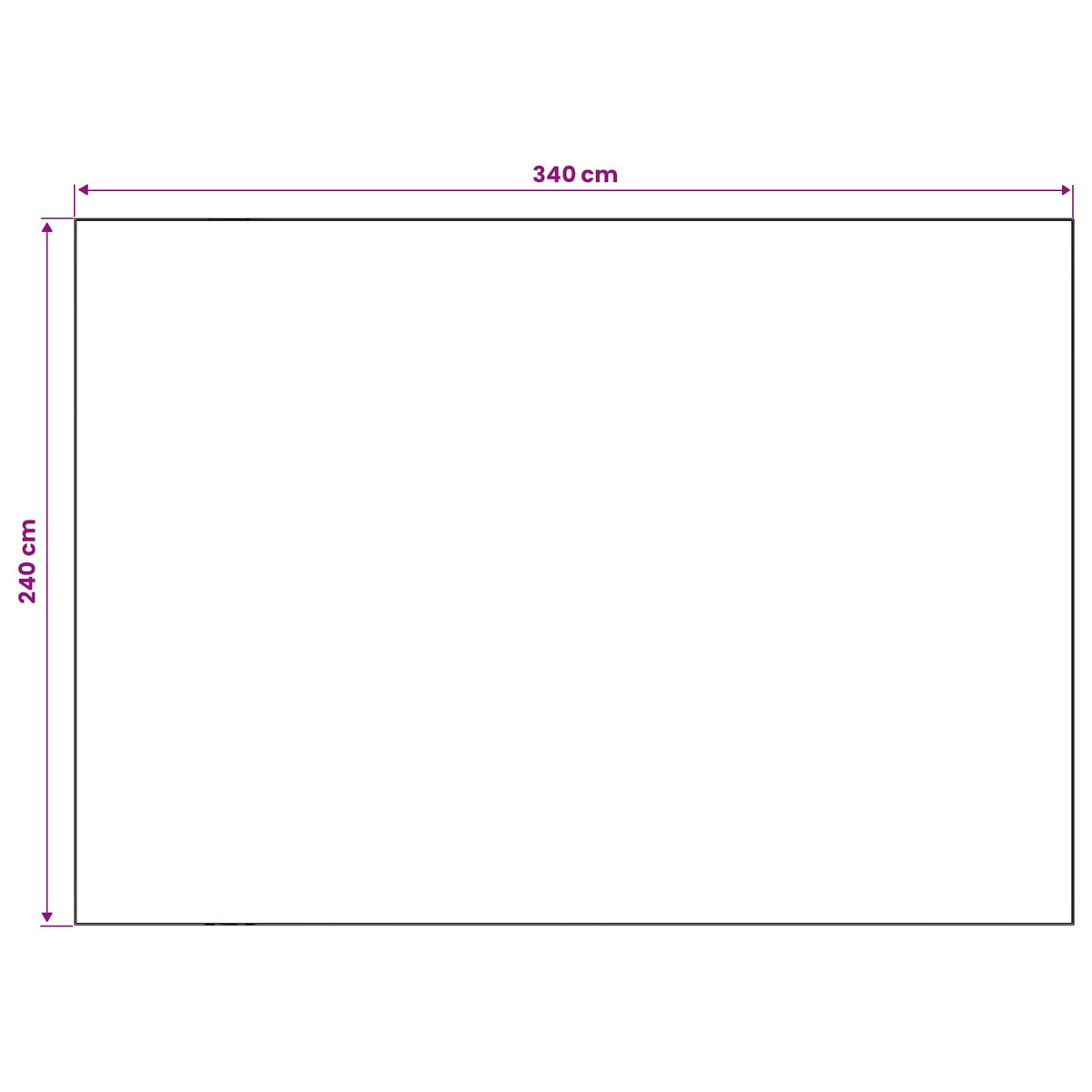 Tappeto ORIZ Motivo a rete nero 240 x 340 cm 100% Poliestere | homemem39