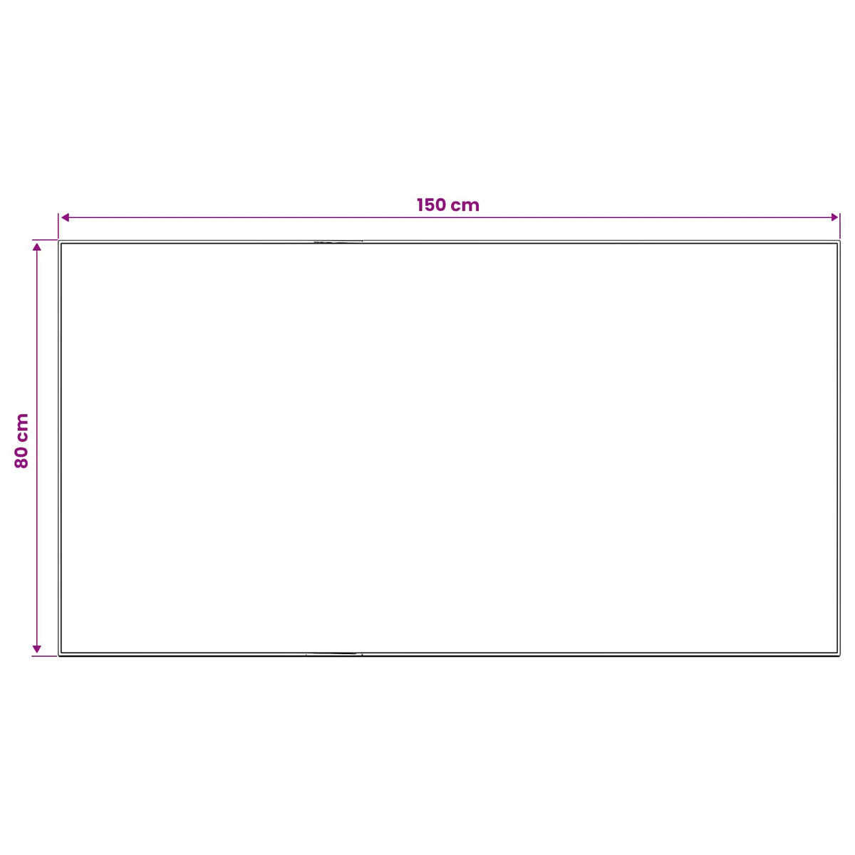 Tappeto ORIZ Blu Scuro 80 x 150 cm 100% Poliestere | homemem39