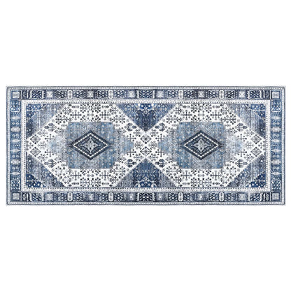 Tappeto ORIZ Blu Scuro 80 x 200 cm 100% Poliestere | homemem39