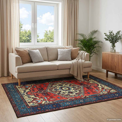 Tappeto ORIZ Rosso 200 x 280 cm 100% Poliestere