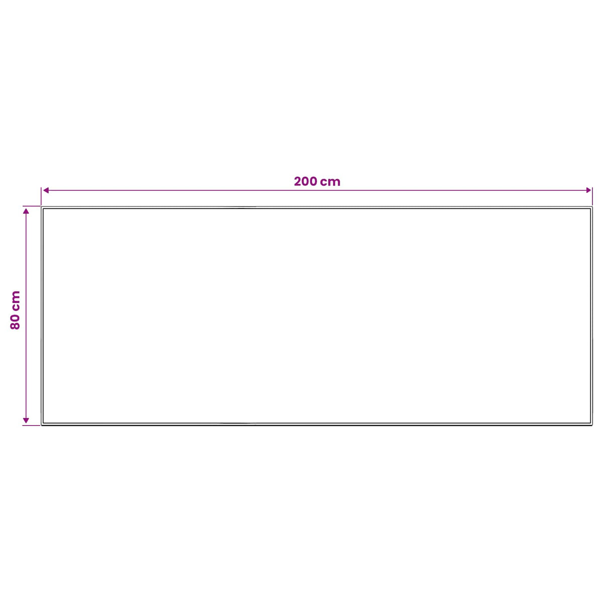 Tappeto ORIZ Crema 80 x 200 cm 100% Poliestere | homemem39