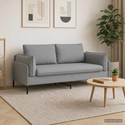 Divano a 2 Posti 188 x 81 x 89 cm Tessuto