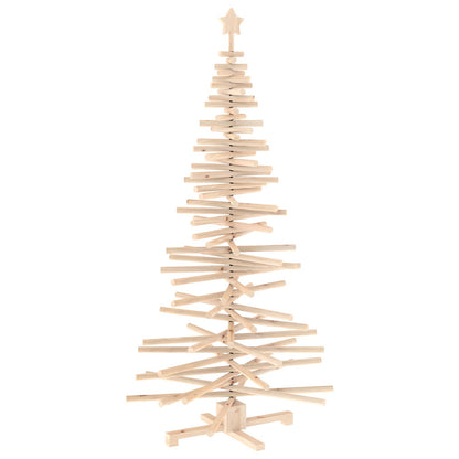 Albero di Natale in legno KOTKA 180 cm Legno Massello di Pino