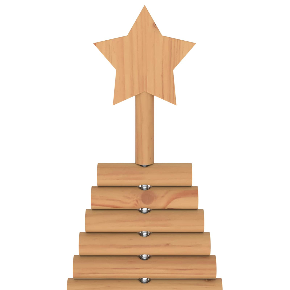 Albero di Natale in legno KOTKA 180 cm Legno Massello di Pino | homemem39