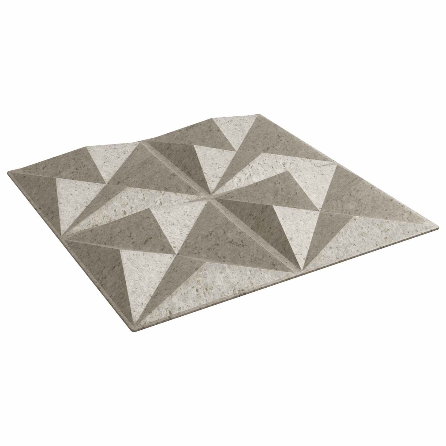 Pannelli da parete 48 pcs Beton origami 50 x 50 cm Schiuma XPS | homemem39