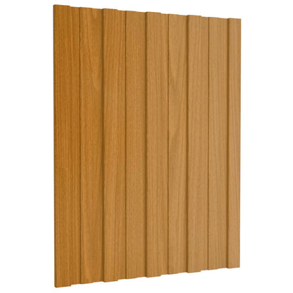 Pannello per tetto 36 pcs Naturale 60 x 45 cm Acciaio zincato | homemem39