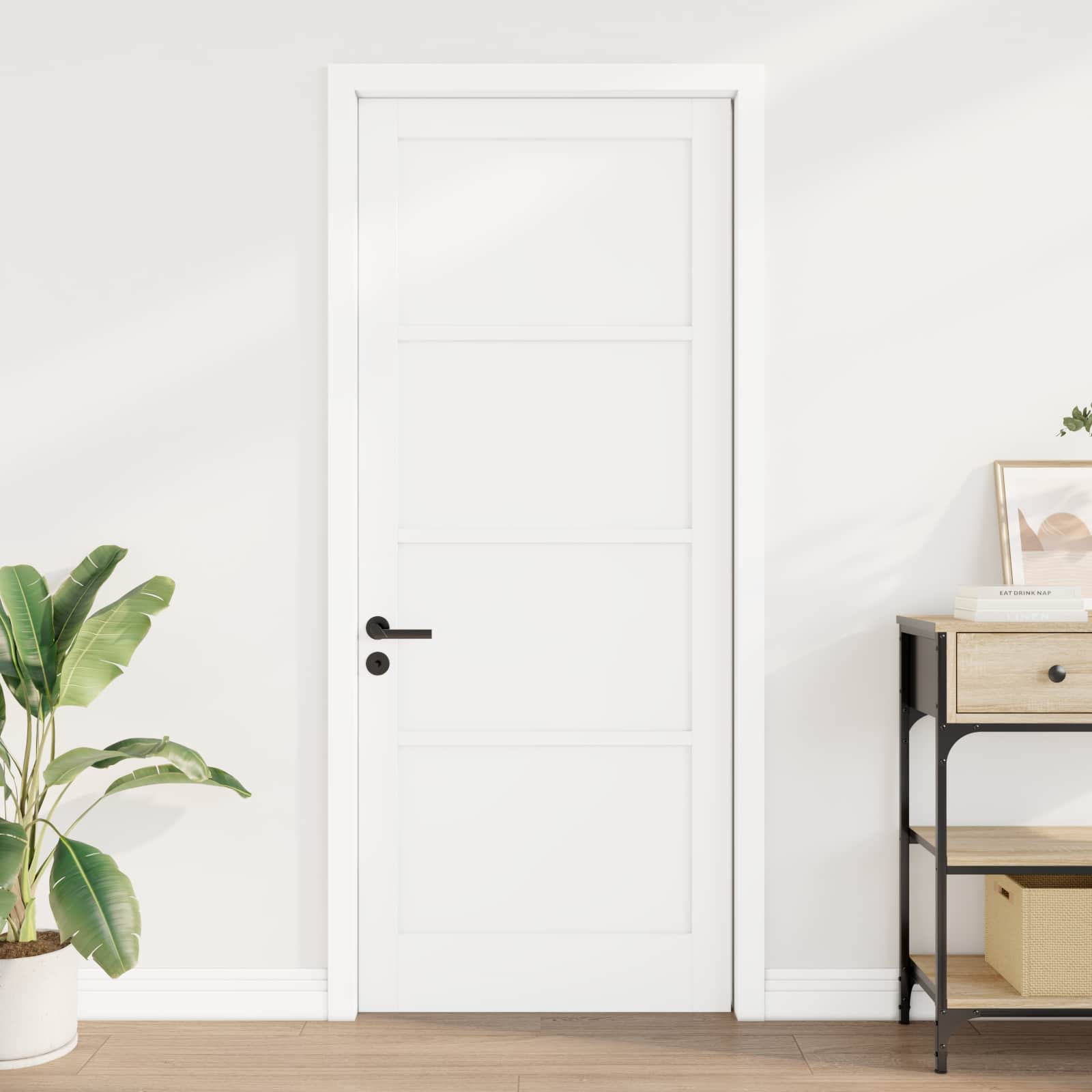 Porta Interna Bianco 86 x 211 cm Legno compensato | homemem39