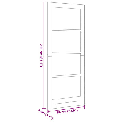 Porta Interna Bianco 86 x 211 cm Legno compensato | homemem39