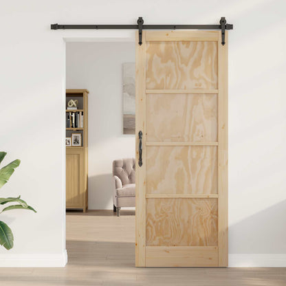 Porta Interna Naturale 93 x 211 cm Legno compensato | homemem39
