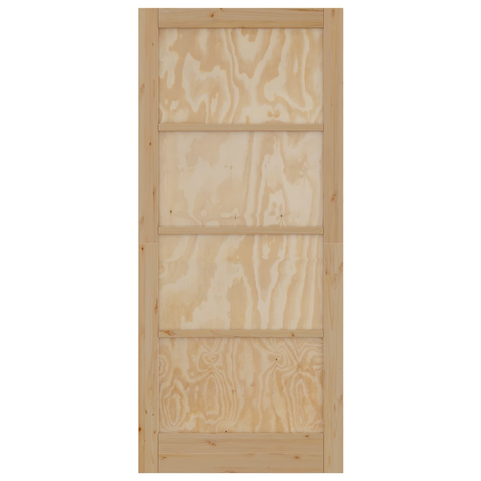 Porta Interna Naturale 93 x 211 cm Legno compensato | homemem39