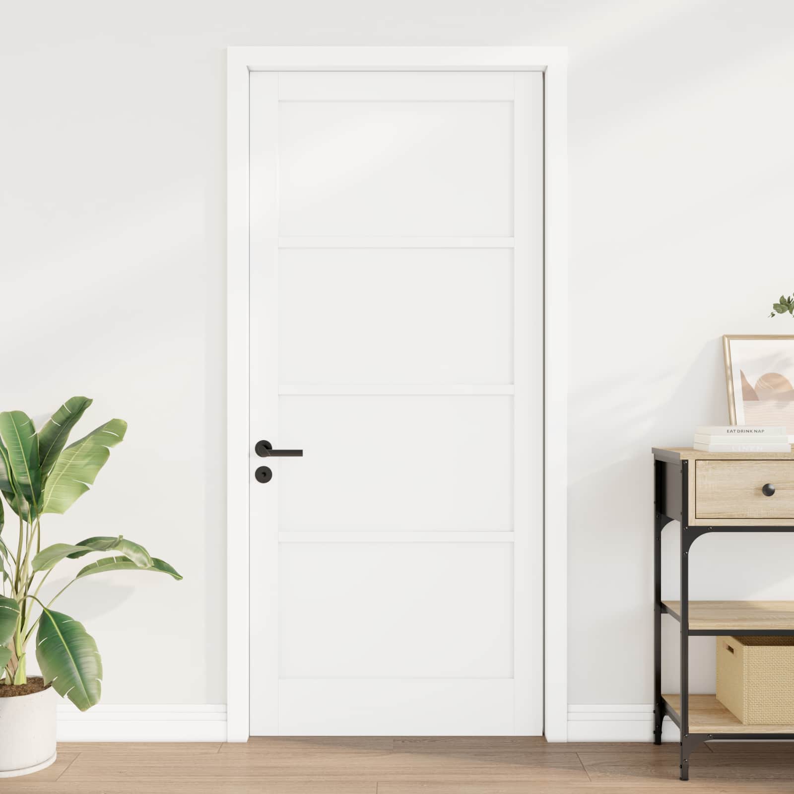 Porta Interna Bianco 93 x 211 cm Legno compensato | homemem39