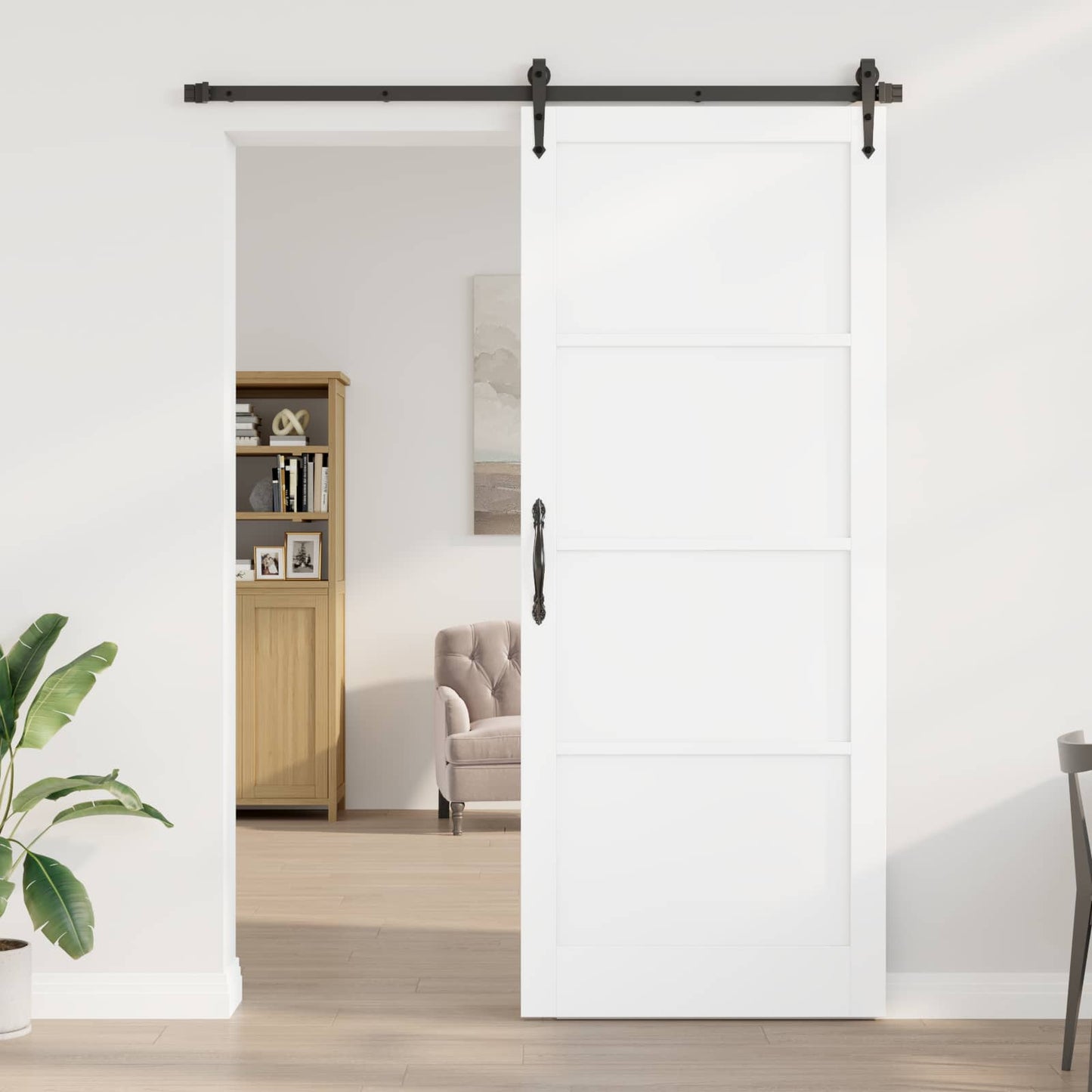 Porta Interna Bianco 93 x 232 cm Legno compensato | homemem39