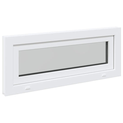 Finestra per Soffitta RISOR 100 x 40 cm PVC e Vetro Bianco | homemem39