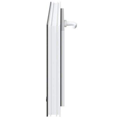 Finestra per Soffitta RISOR 80 x 40 cm PVC e Vetro Antracite | homemem39