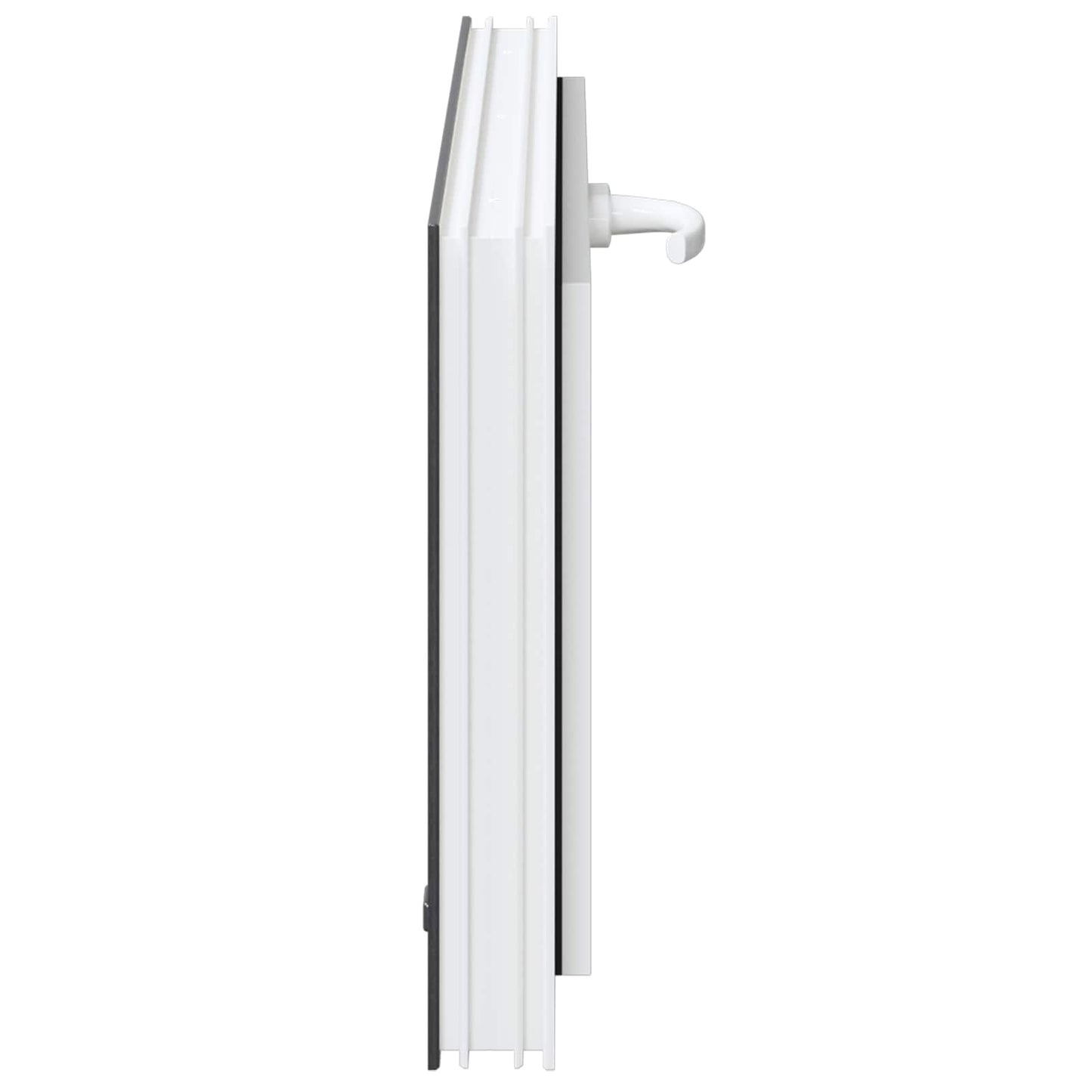 Finestra per Soffitta RISOR 80 x 40 cm PVC e Vetro Antracite | homemem39