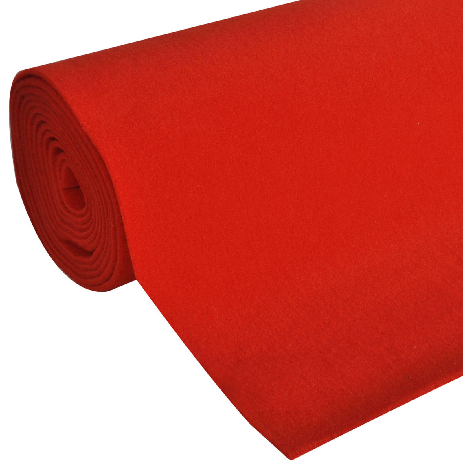Tappeto Rosso 1 x 10 m Poliestere | homemem39
