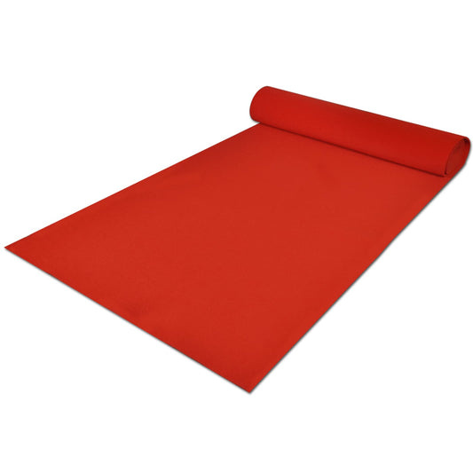 Tappeto Rosso 1 x 20 m Poliestere