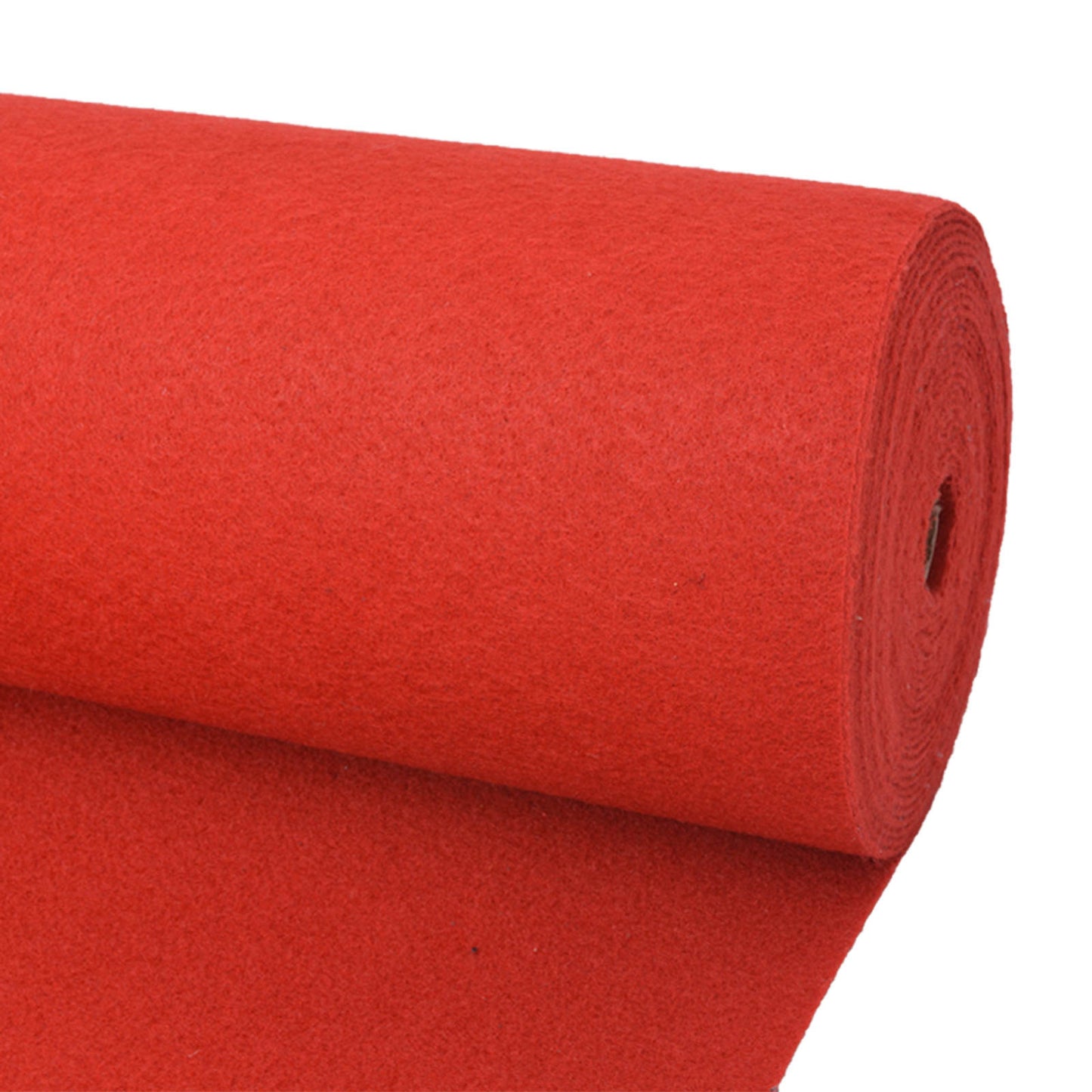 Tappeto Tinta unita Rosso 1 x 12 m Tessuto | homemem39