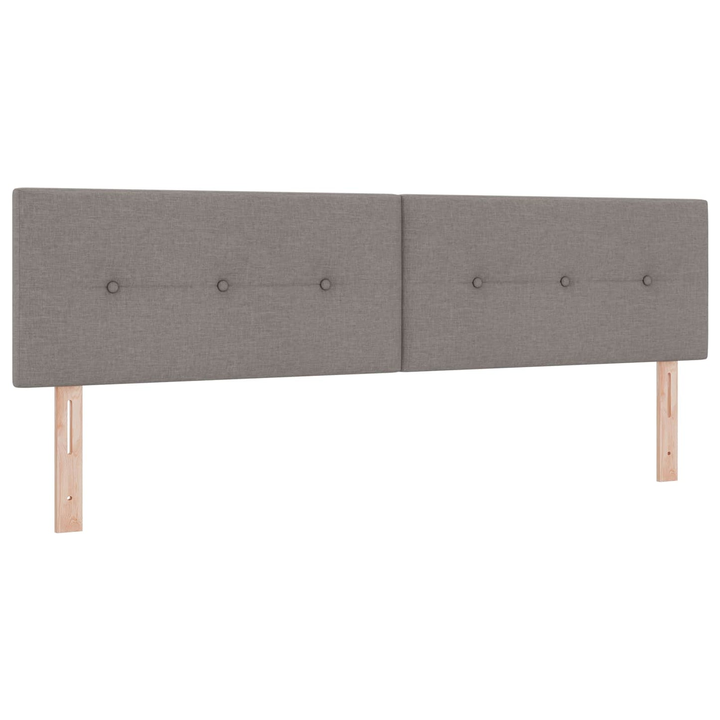Letto box spring con materasso Tortora 180 x 200 cm Tessuto