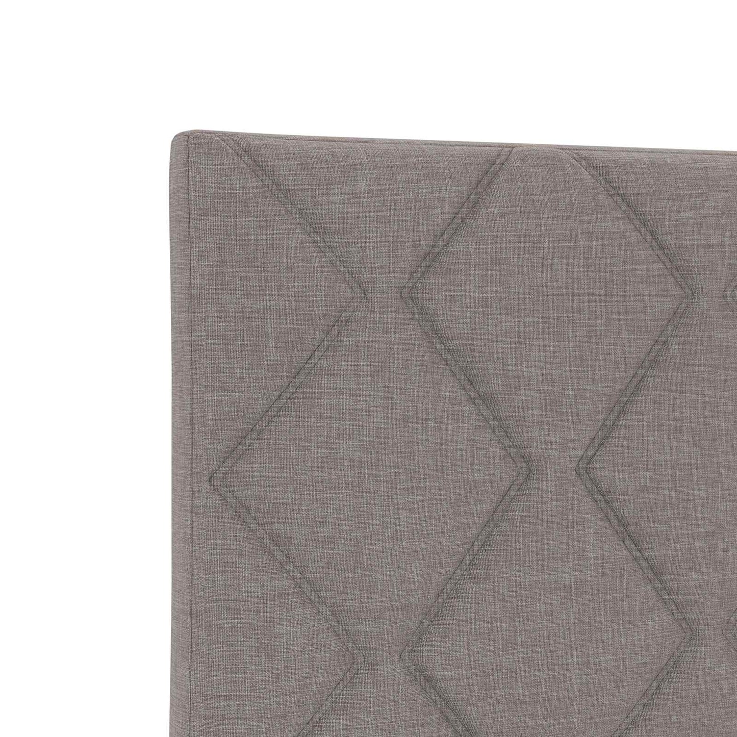 Letto box spring con materasso Tortora 140 x 190 cm Tessuto | homemem39