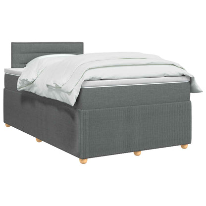 Letto box spring con materasso Grigio Scuro 120 x 190 cm | homemem39