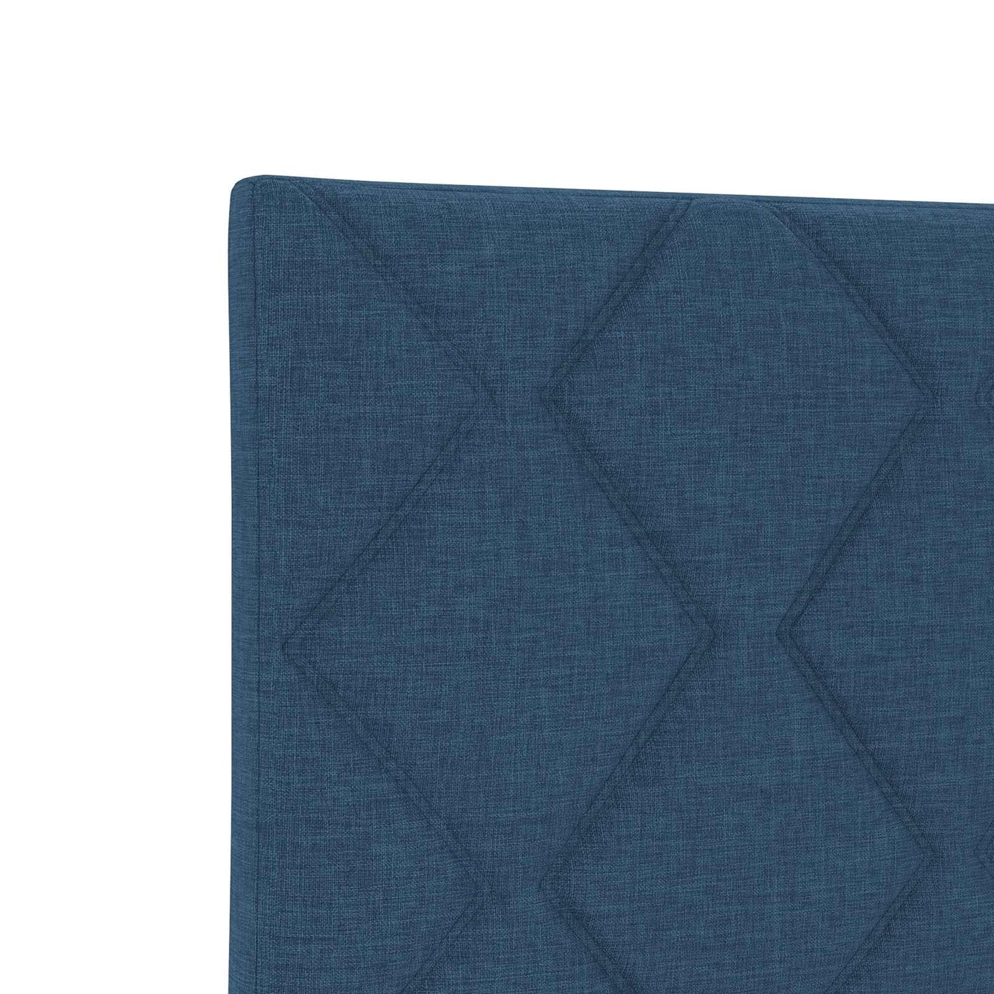 Letto box spring con materasso Blu 120 x 190 cm Tessuto