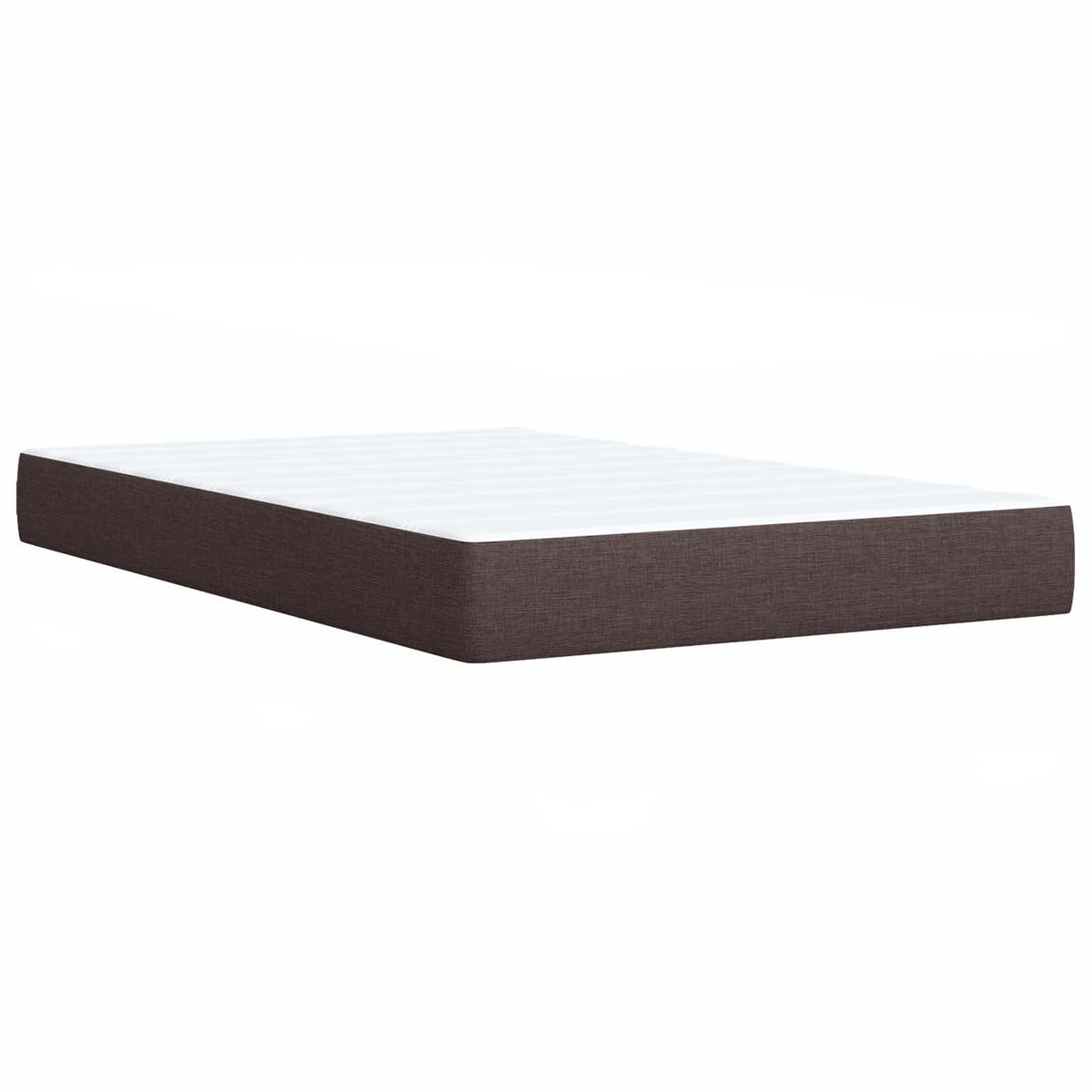 Letto box spring con materasso Marrone Scuro 120 x 200 cm | homemem39