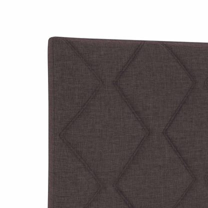 Letto con Box Spring, Materasso e LED Marrone Scuro 80 x 200 cm | homemem39