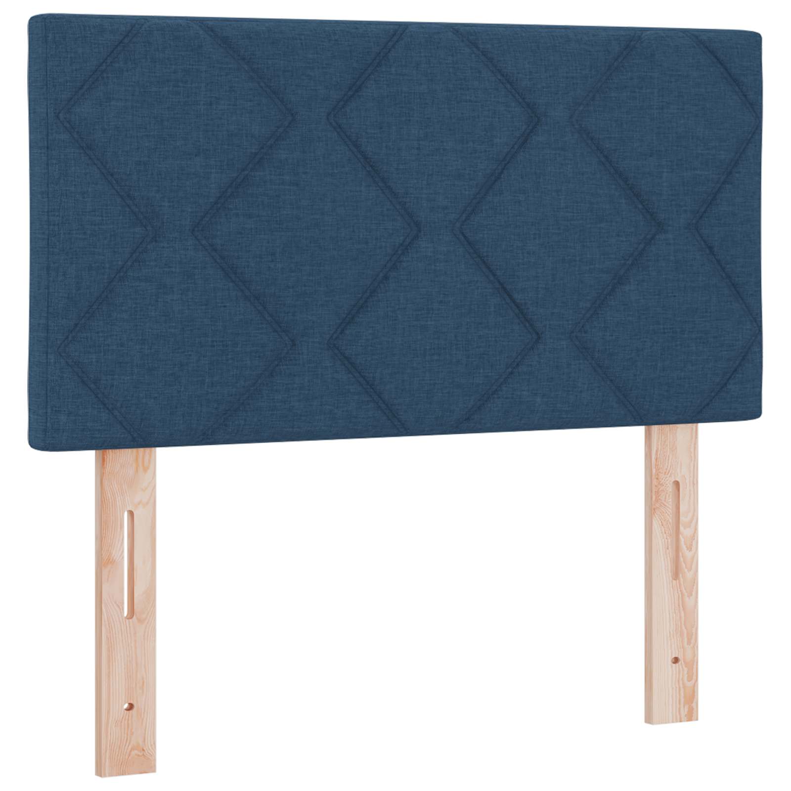 Letto con Box Spring, Materasso e LED Blu 80 x 200 cm Tessuto | homemem39