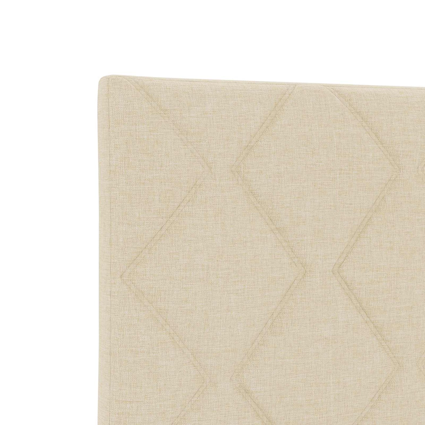 Letto con Box Spring, Materasso e LED Crema 120 x 200 cm | homemem39