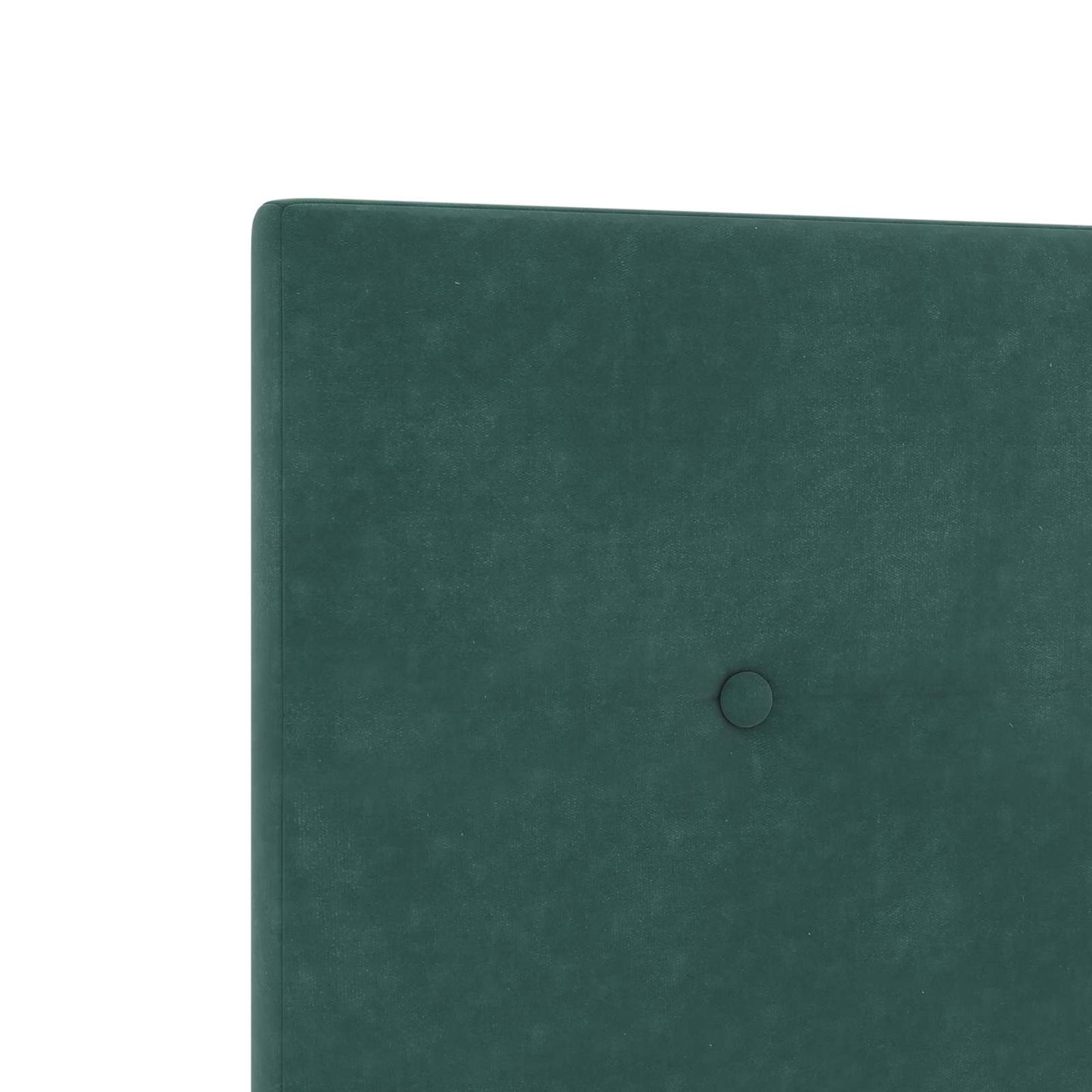 Letto con Box Spring, Materasso e LED Verde Scuro 140 x 190 cm