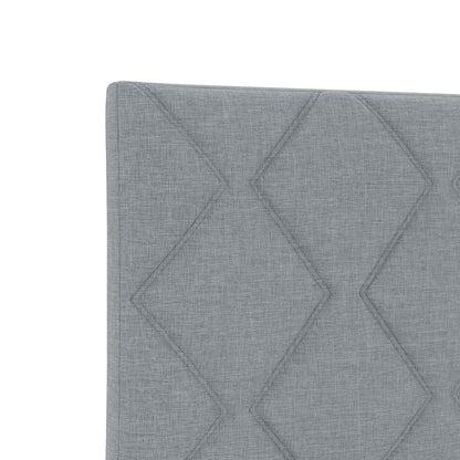 Letto box spring con materasso Grigio Chiaro 90 x 190 cm