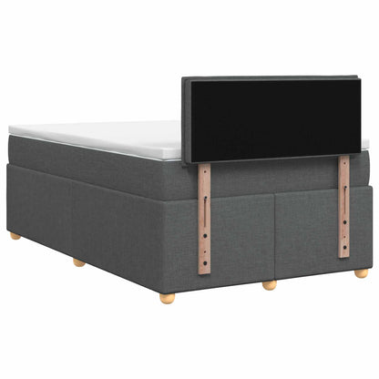 Letto box spring con materasso Grigio Scuro 120 x 200 cm | homemem39