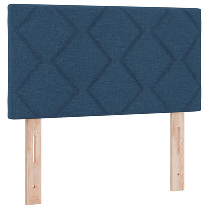 Letto box spring con materasso Blu 80 x 200 cm Tessuto | homemem39