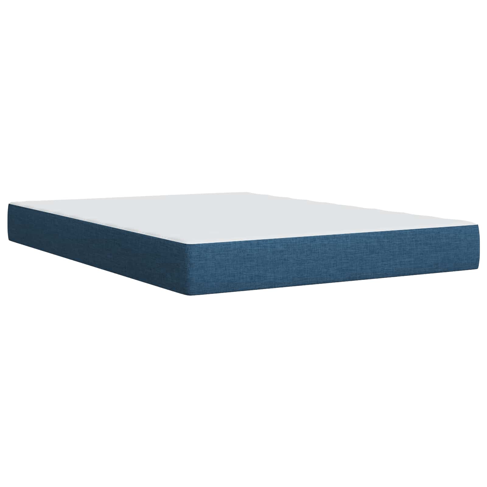 Letto box spring con materasso Blu 160 x 200 cm Tessuto | homemem39