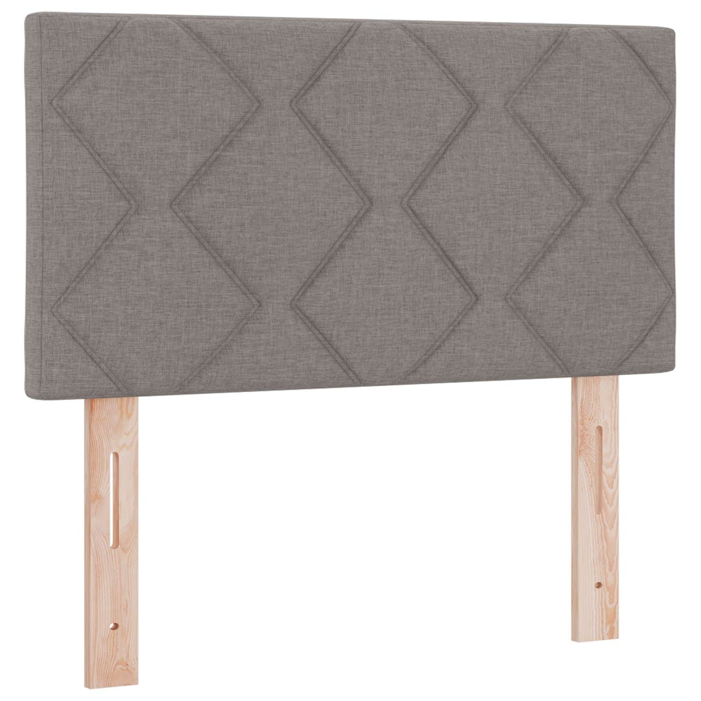 Letto box spring con materasso Tortora 80 x 200 cm Tessuto