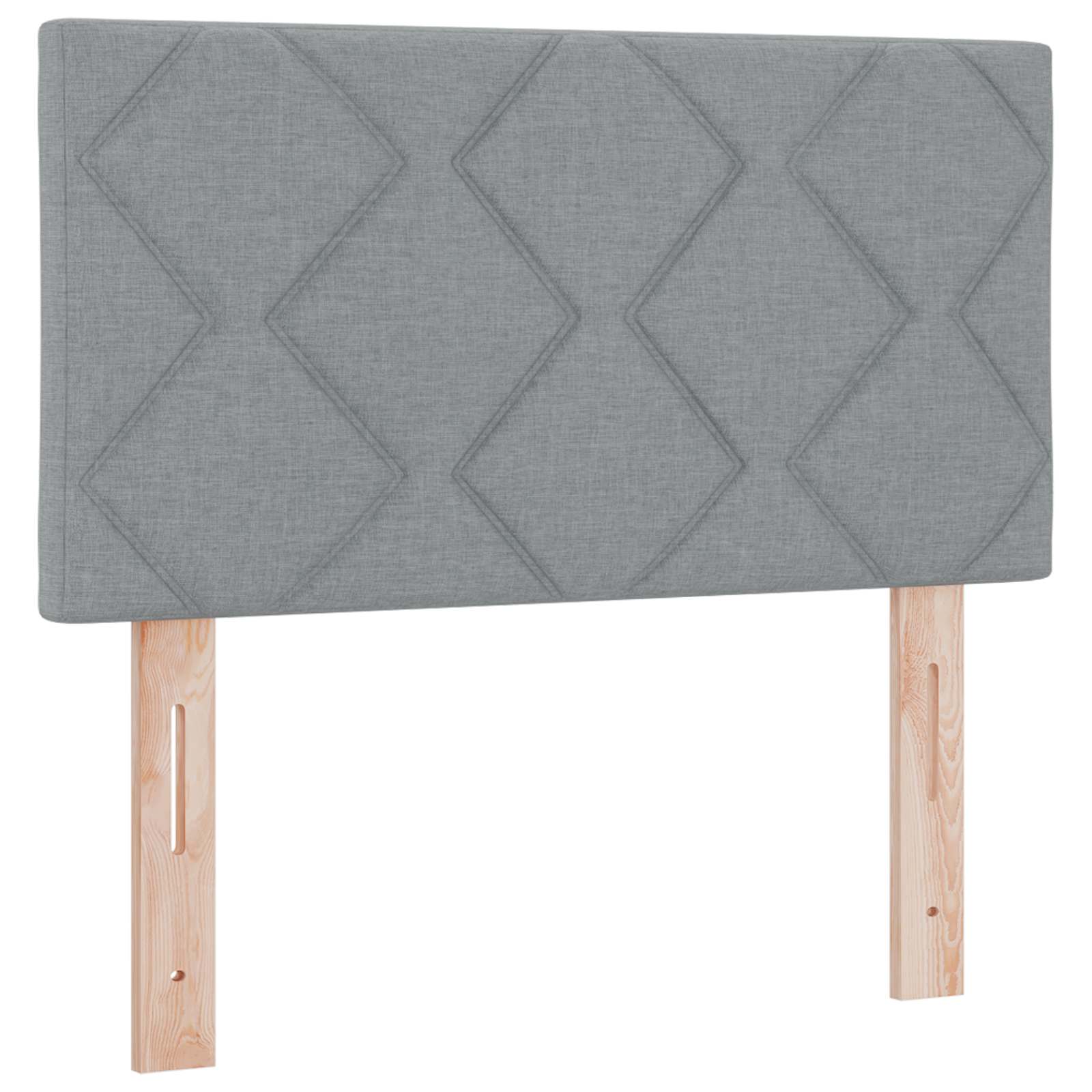 Letto box spring con materasso Grigio Chiaro 100 x 200 cm | homemem39