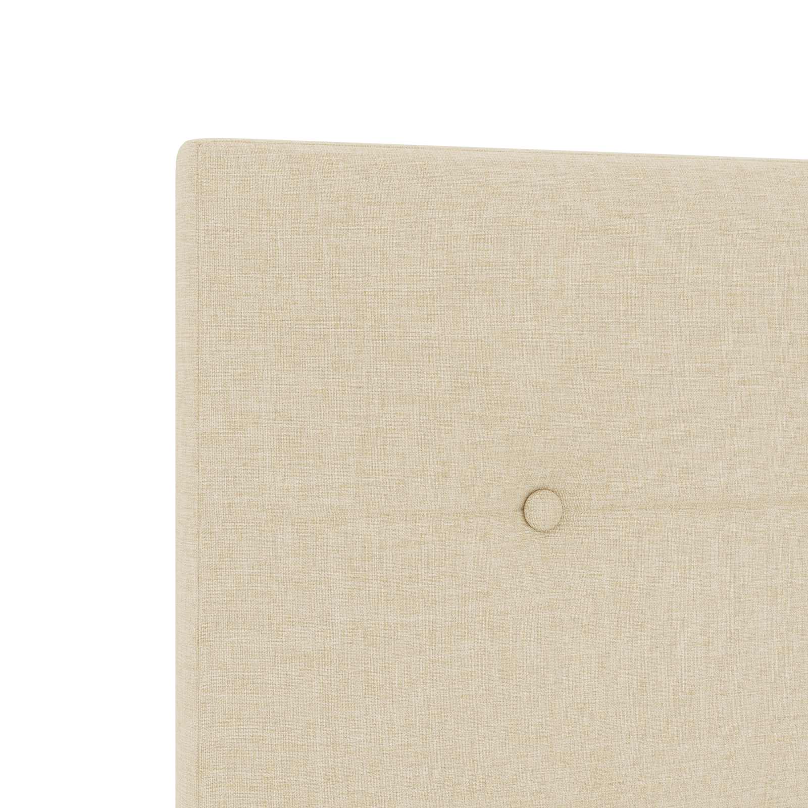 Letto box spring con materasso Crema 120 x 200 cm Tessuto | homemem39
