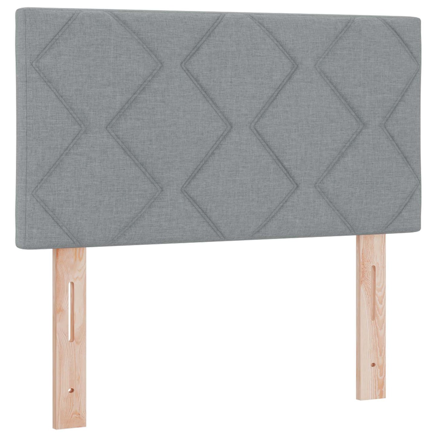 Letto box spring con materasso Grigio Chiaro 120 x 200 cm | homemem39