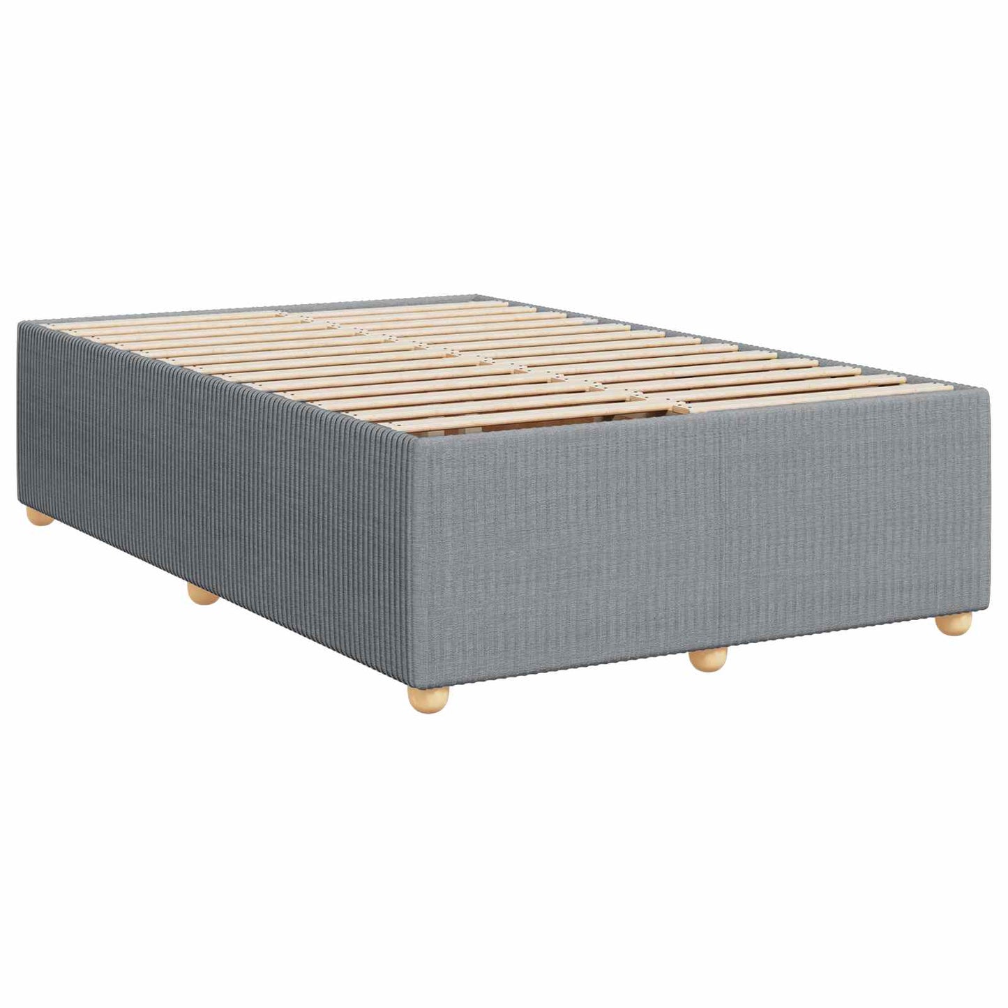 Letto box spring con materasso Grigio Chiaro 120 x 200 cm | homemem39