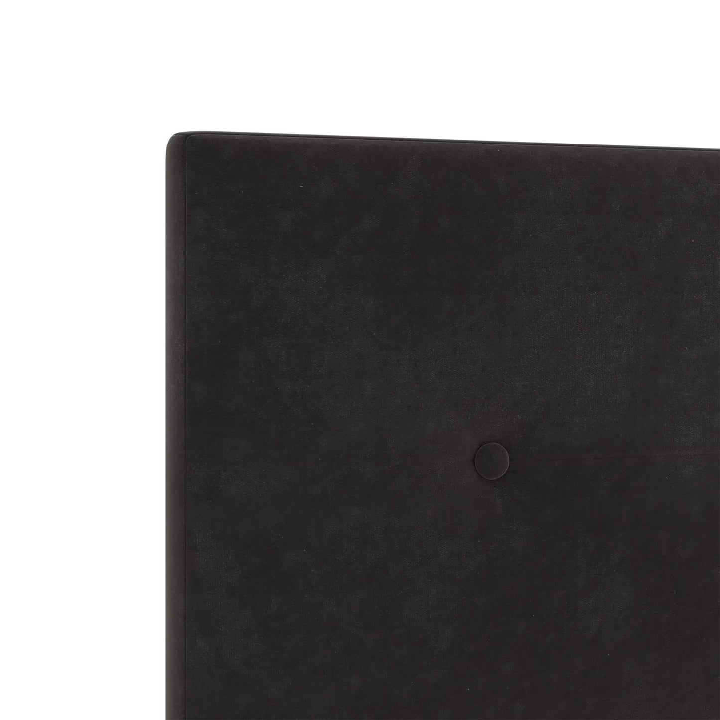 Letto box spring con materasso Nero 180 x 200 cm Velluto
