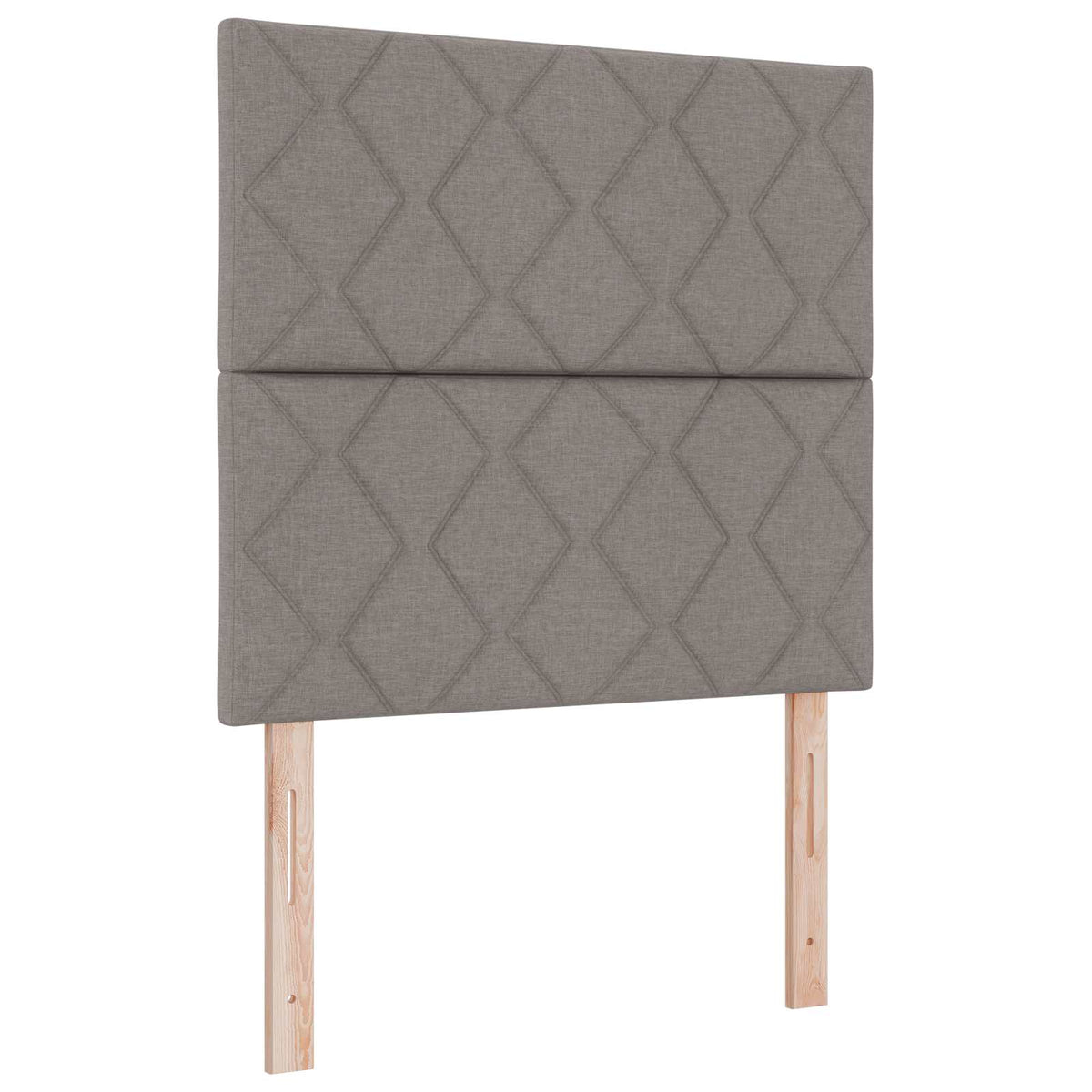 Letto box spring con materasso Tortora 80 x 200 cm Tessuto | homemem39