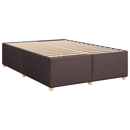 Letto box spring con materasso Marrone Scuro 140 x 190 cm | homemem39