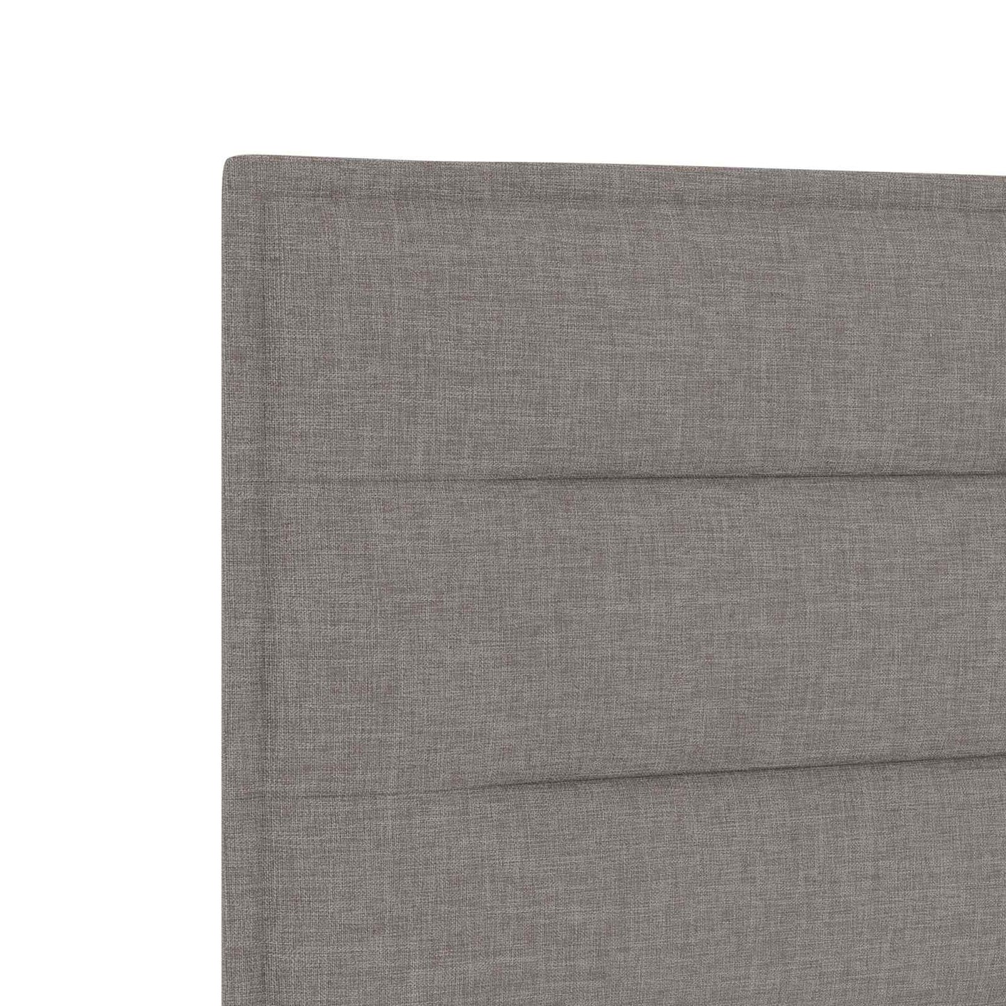 Letto box spring con materasso Tortora 140 x 200 cm Tessuto