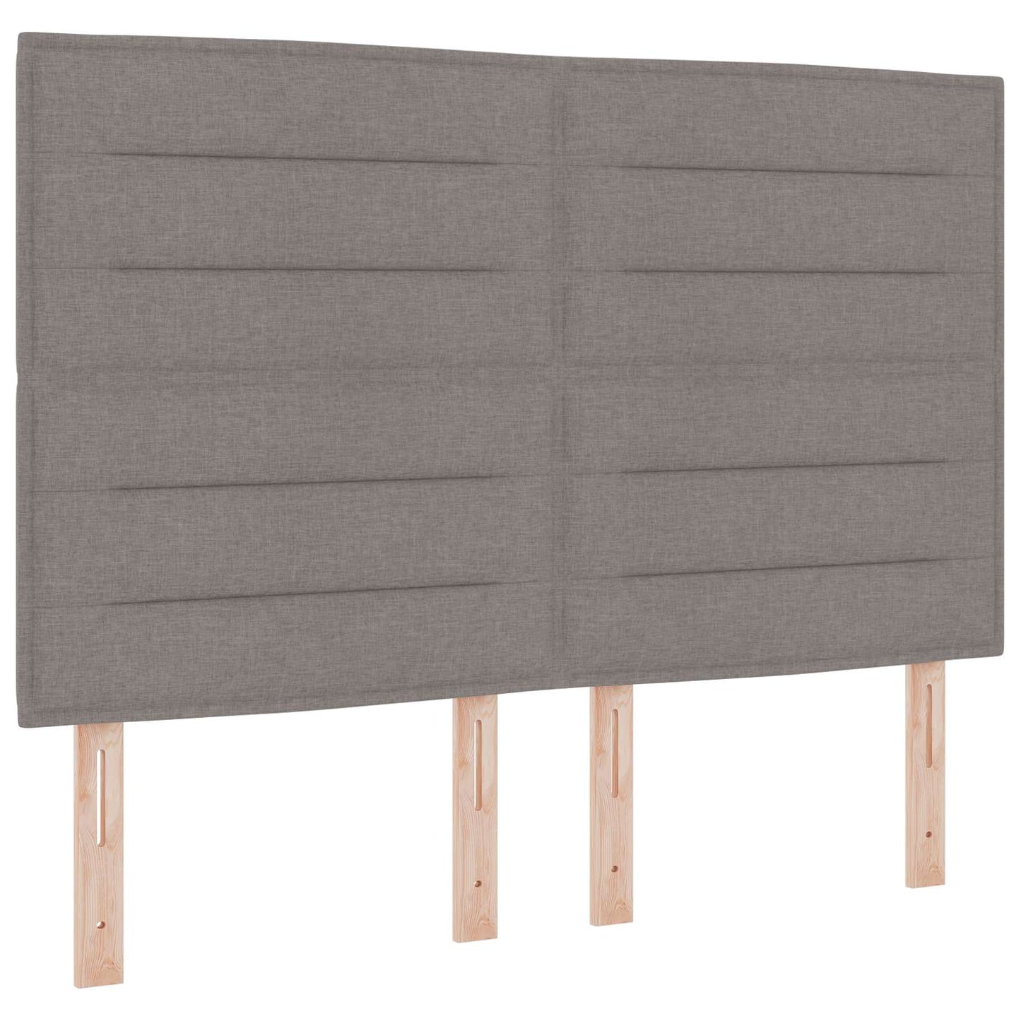 Letto box spring con materasso Tortora 140 x 200 cm Tessuto