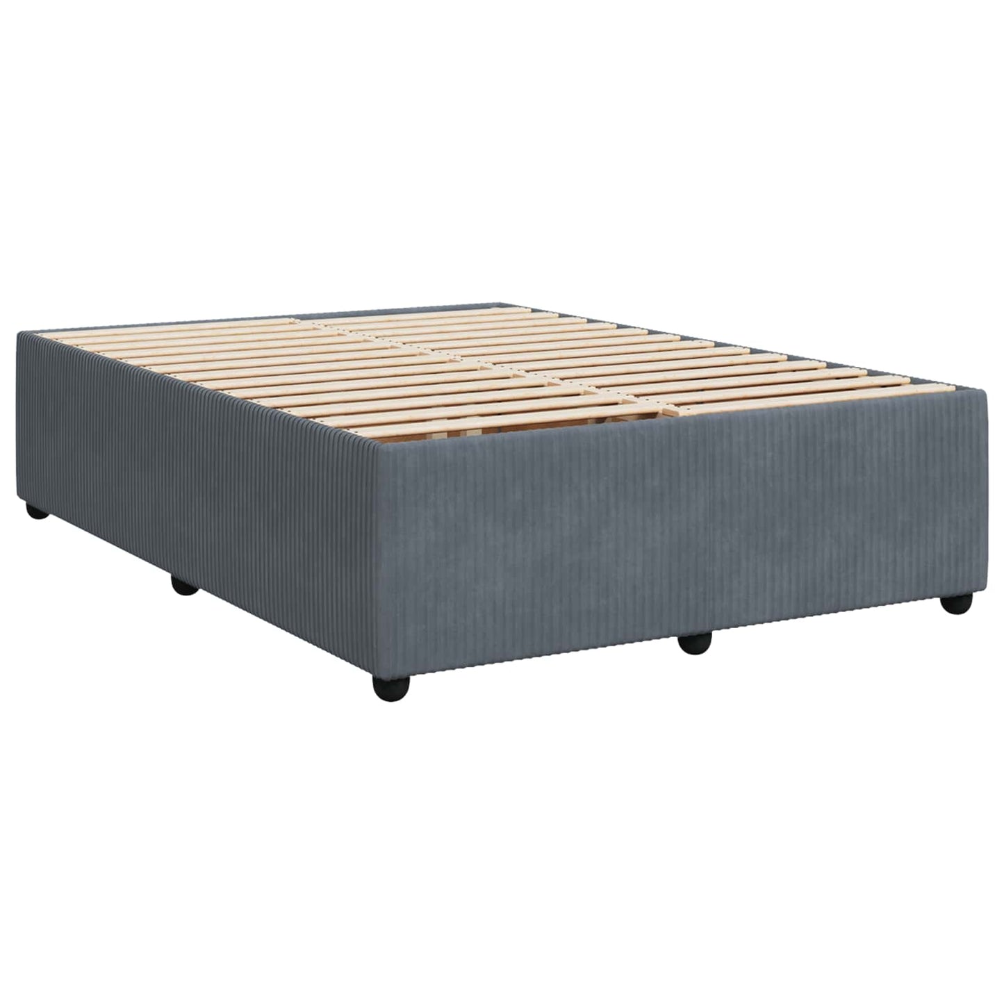 Letto box spring con materasso Grigio Scuro 160 x 200 cm | homemem39