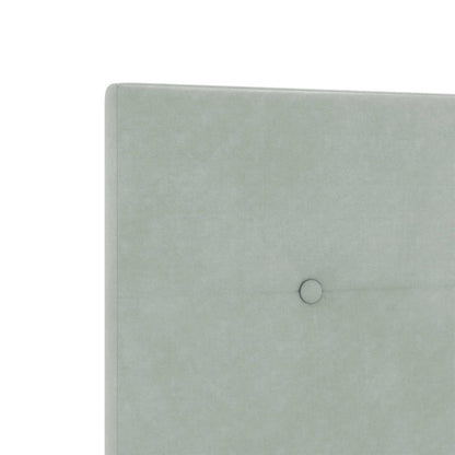 Letto box spring con materasso Grigio Chiaro Singolo Velluto