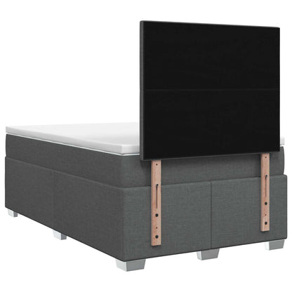 Letto box spring con materasso Grigio Scuro 120 x 200 cm | homemem39
