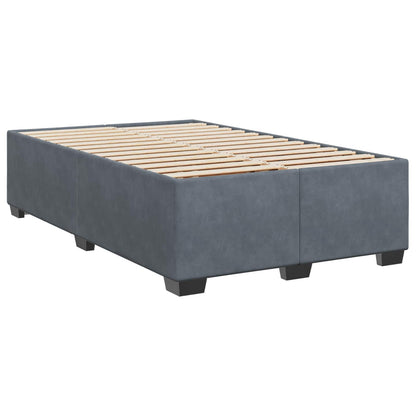Letto box spring con materasso Grigio Scuro 120 x 190 cm | homemem39