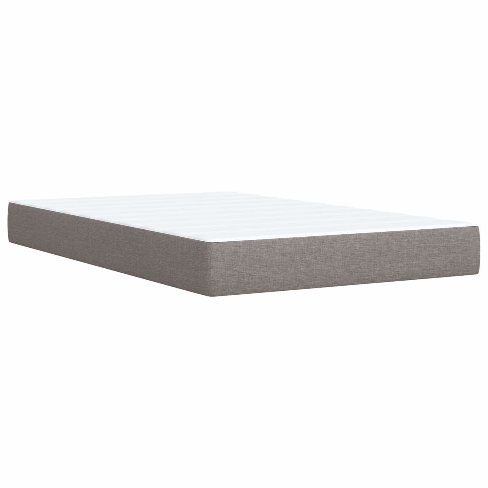 Letto ottomano con materasso Tortora 120 x 200 cm Tessuto | homemem39